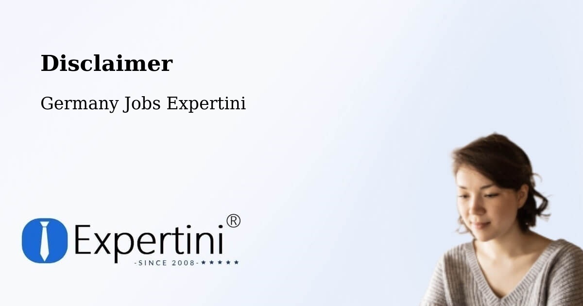 Disclaimer – Lübow - Germany Jobs Expertini